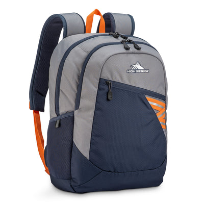 Outburst 2.0 Backpack with Padded Laptop Sleeve, Steel Grey/Indigo (Open Box) - VMInnovations