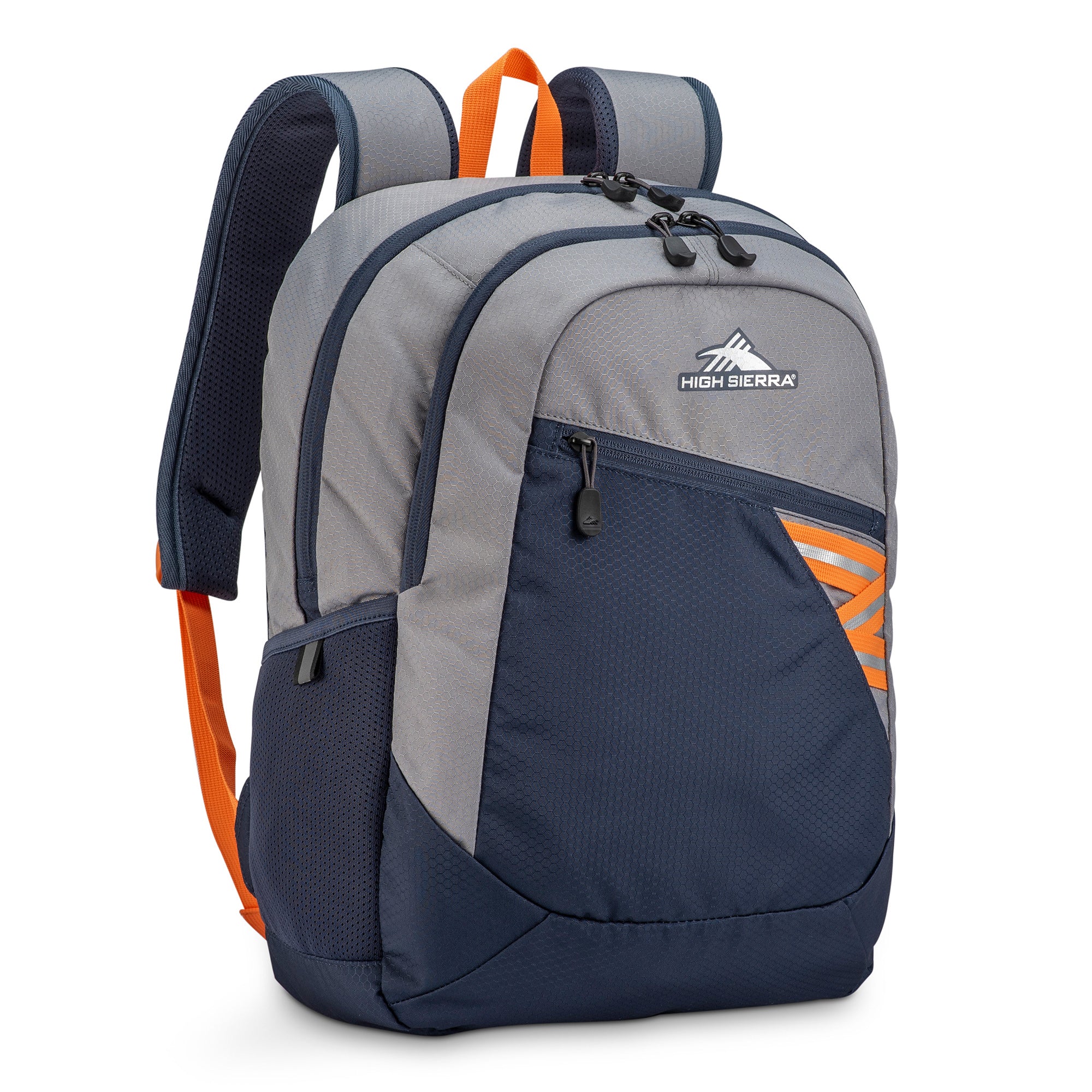 Outburst 2.0 Backpack with Padded Laptop Sleeve, Steel Grey/Indigo (Used) - VMInnovations