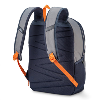 High Sierra Outburst 2.0 Backpack with Padded Laptop Sleeve, Steel Grey/Indigo