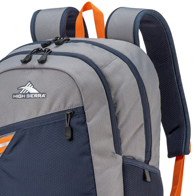 Outburst 2.0 Backpack with Padded Laptop Sleeve, Steel Grey/Indigo (Used)