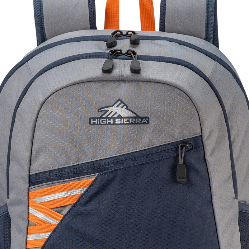 Outburst 2.0 Backpack with Padded Laptop Sleeve, Steel Grey/Indigo (Open Box)