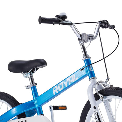 RoyalBaby Formula 20 Inch Kids Bike with Kickstand and Dual Hand Brakes, Blue