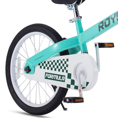 RoyalBaby Formula 20 Inch Kids Bike with Kickstand and Dual Hand Brakes, Green - VMInnovations