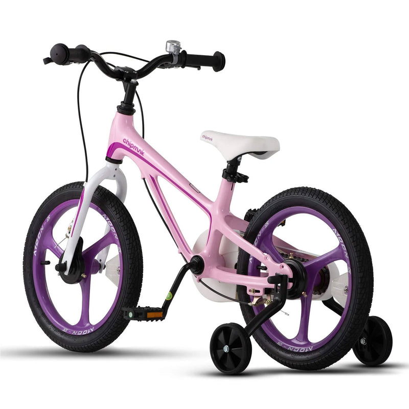 RoyalBaby Moon-5 16" Kids Bicycle w/Training Wheels & Kickstand, Pink (Open Box)