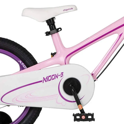 RoyalBaby Moon-5 16" Kids Bicycle w/Training Wheels & Kickstand, Pink (Open Box)