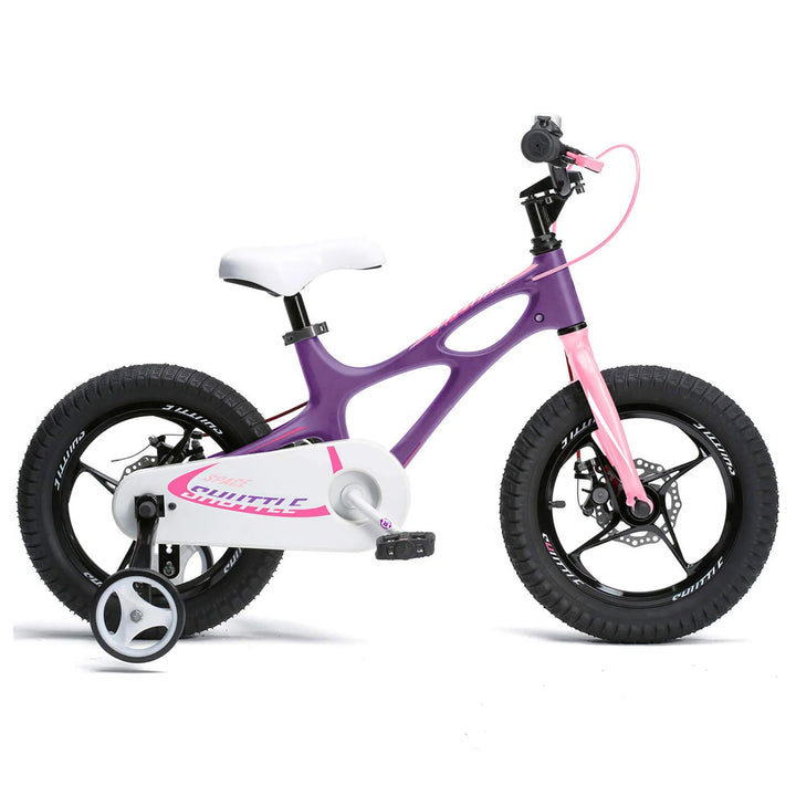 RoyalBaby Space Shuttle 16" Alloy Kids Bicycle w/2 Disc Brakes, Purple(Open Box)