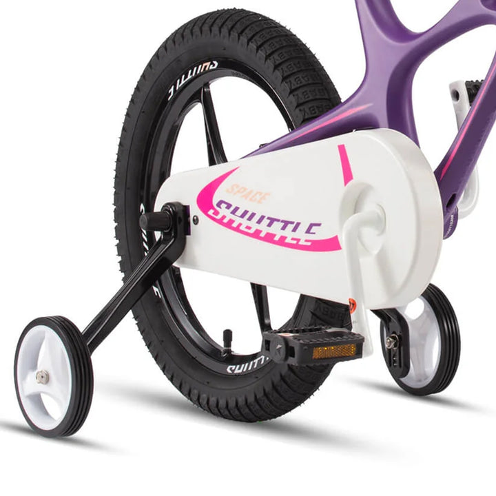 RoyalBaby Space Shuttle 16" Alloy Kids Bicycle w/2 Disc Brakes, Purple(Open Box)