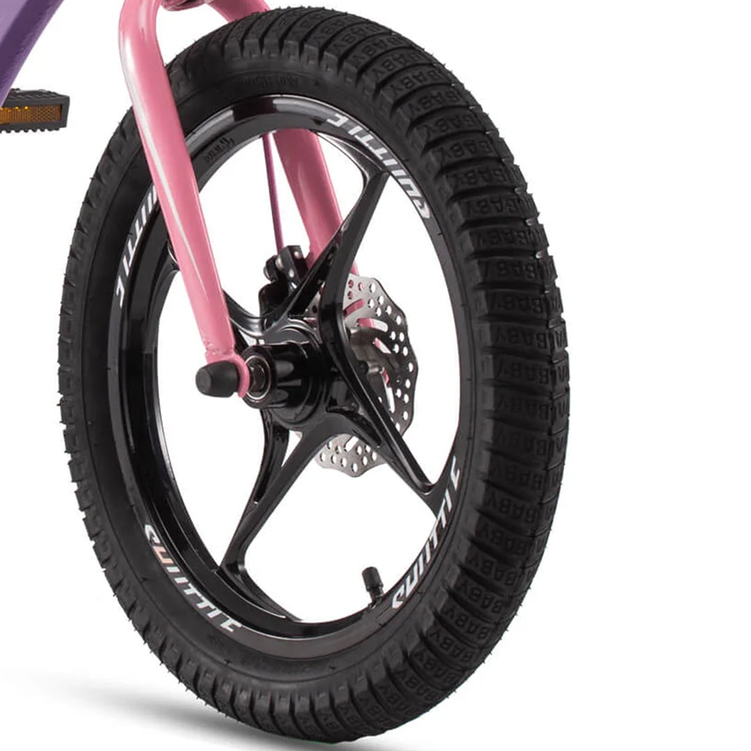 RoyalBaby Space Shuttle 16" Alloy Kids Bicycle w/2 Disc Brakes, Purple(Open Box)