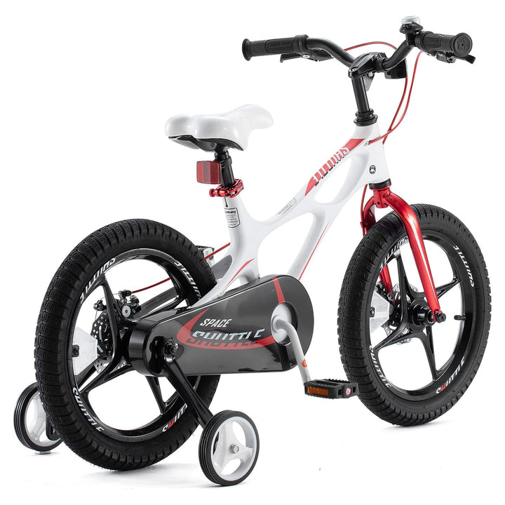 RoyalBaby Space Shuttle 16" Magnesium Alloy Kids Bicycle, White & Red (Open Box)