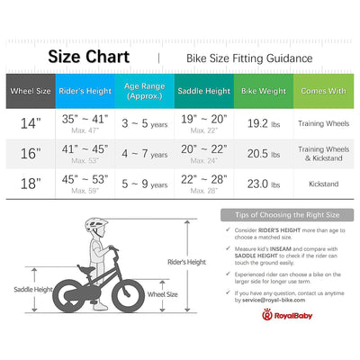 RoyalBaby Space Shuttle 16"  Alloy Kids Bicycle w/2 Disc Brakes, White (Used) - VMInnovations