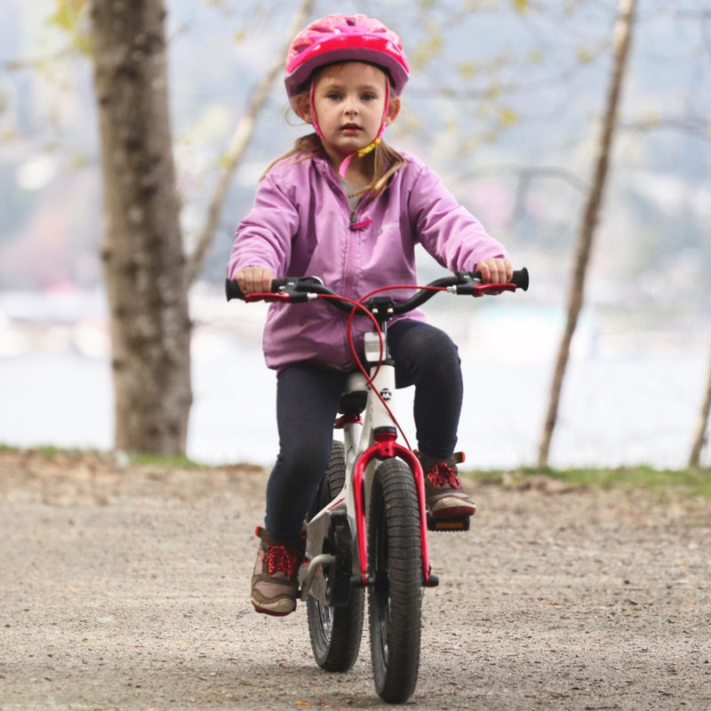 RoyalBaby Space Shuttle 18" Magnesium Alloy Bicycle w/ Disc Brakes, White (Used)