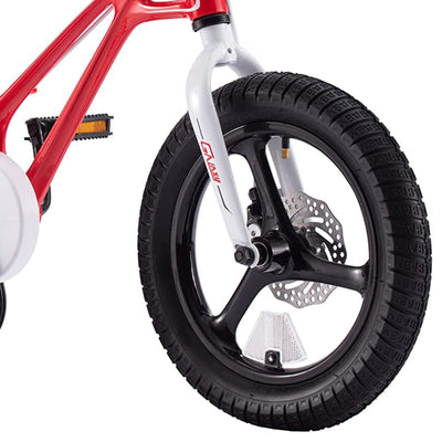 RoyalBaby Galaxy Fleet 14 Inch Kids Bicycle with Training Wheels, Red (Open Box)