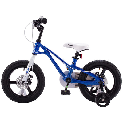 RoyalBaby RoyalMg Galaxy Fleet 16" Bicycle with Training Wheels, Blue (Used) - VMInnovations