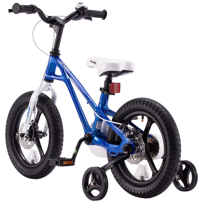 RoyalBaby RoyalMg Galaxy Fleet 16 Inch Kids Bicycle with Training Wheels, Blue