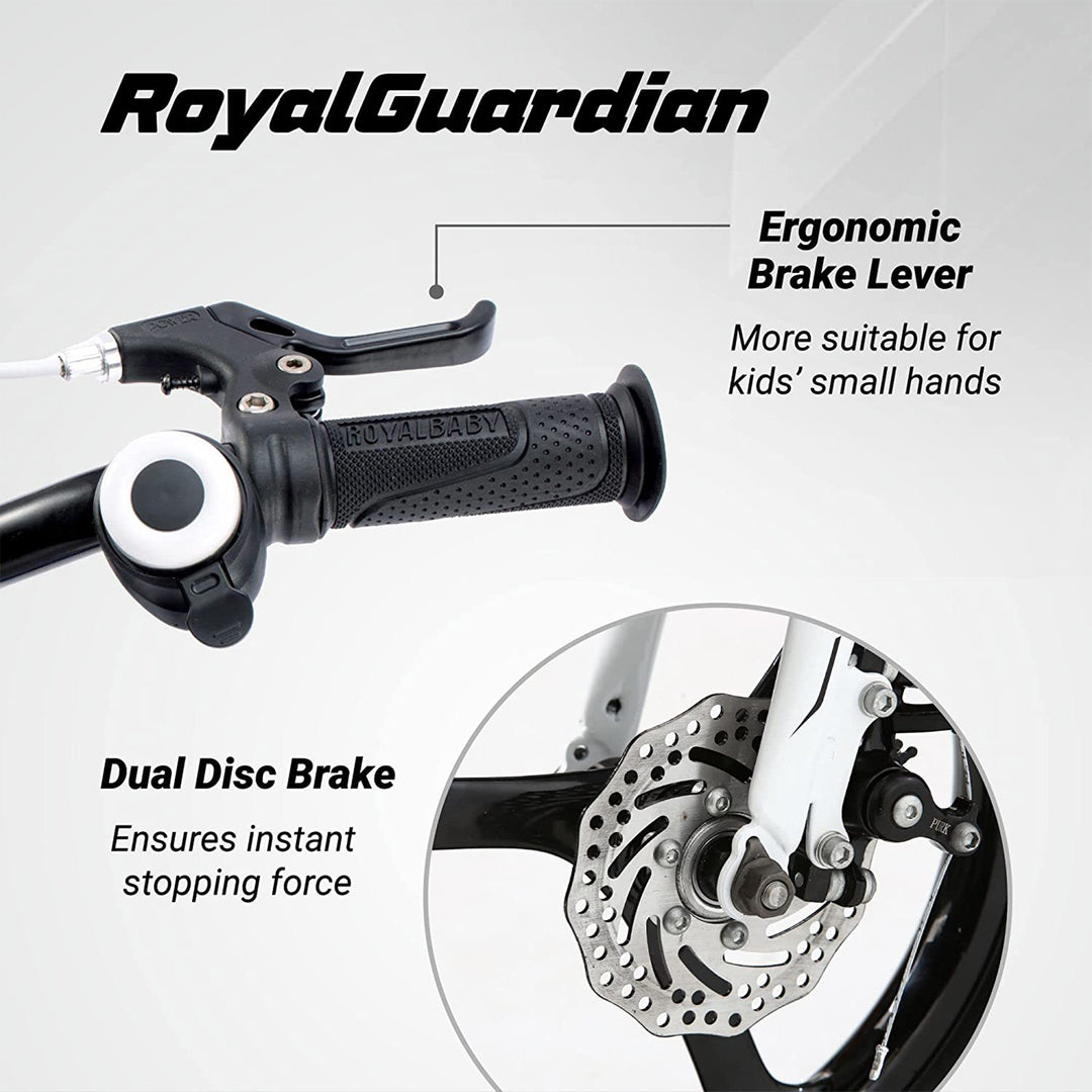 RoyalBaby RoyalMg Galaxy Fleet 16" Bicycle w/ Training Wheels, Fuchsia(Open Box)