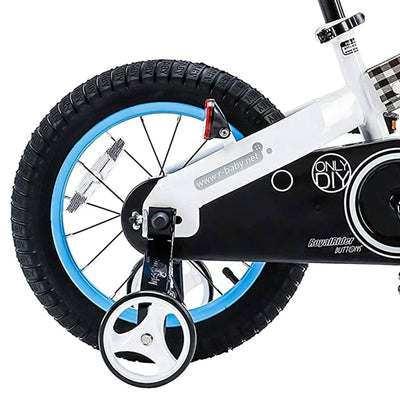RoyalBaby Buttons 16" Kids Bike with Kickstand & Training Wheels, Blue(Open Box) - VMInnovations