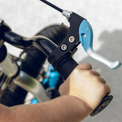 RoyalBaby Buttons 16'' Bike w/Kickstand & Training Wheels, Matte Blue (Used) - VMInnovations