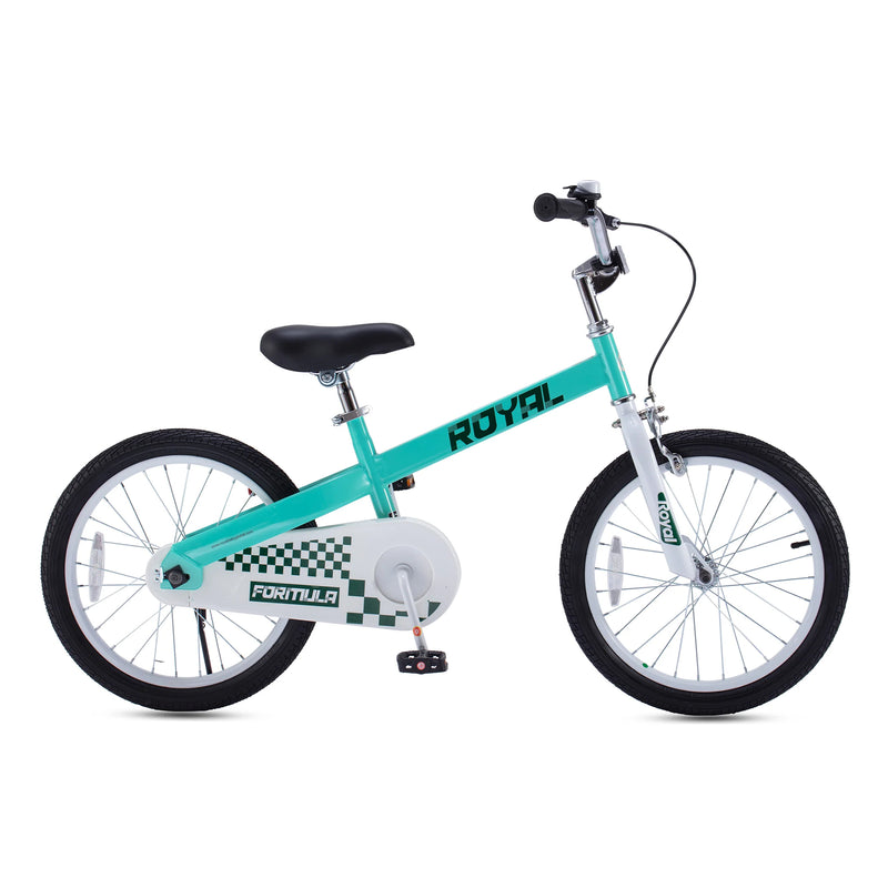 RoyalBaby Formula 18 Inch Kids Bike with Kickstand and Brake, Green (For Parts)