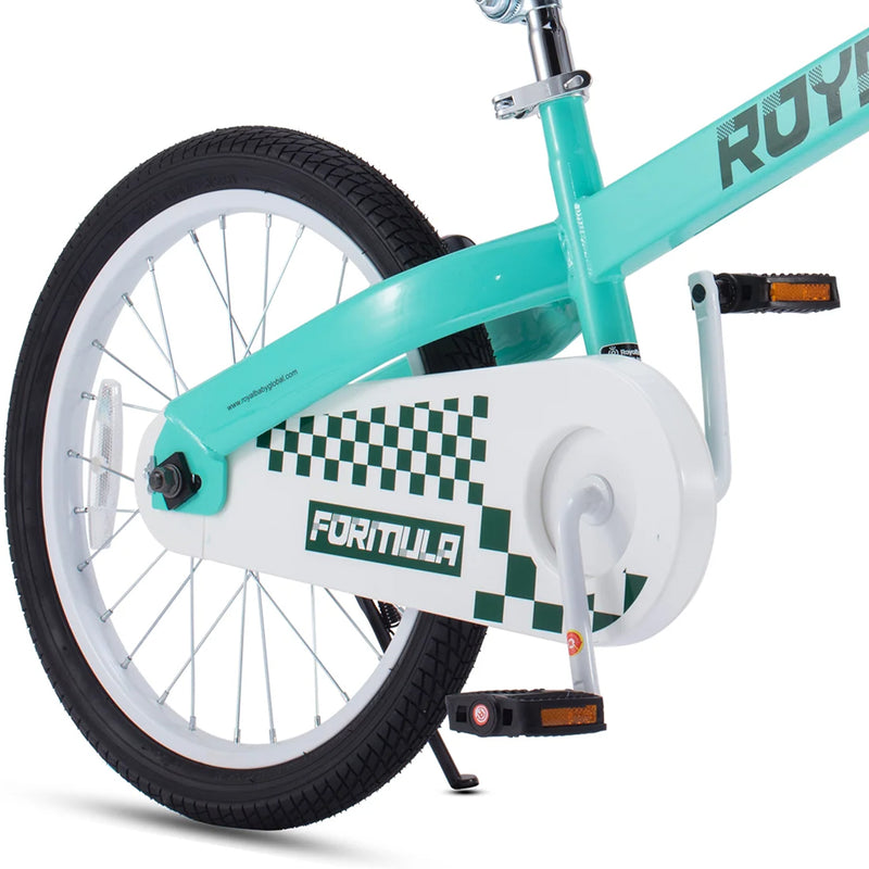 RoyalBaby Formula 18 Inch Kids Bike with Kickstand and Brake, Green (For Parts)