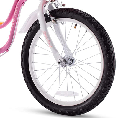 Little Swan 18" Carbon Steel Kids Bicycle with Dual Hand Brakes, Pink (Open Box) - VMInnovations