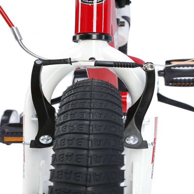 RoyalBaby Space No. 1 Freestyle 14" Kids Bike Wheels & Bottle, Red (Used) - VMInnovations