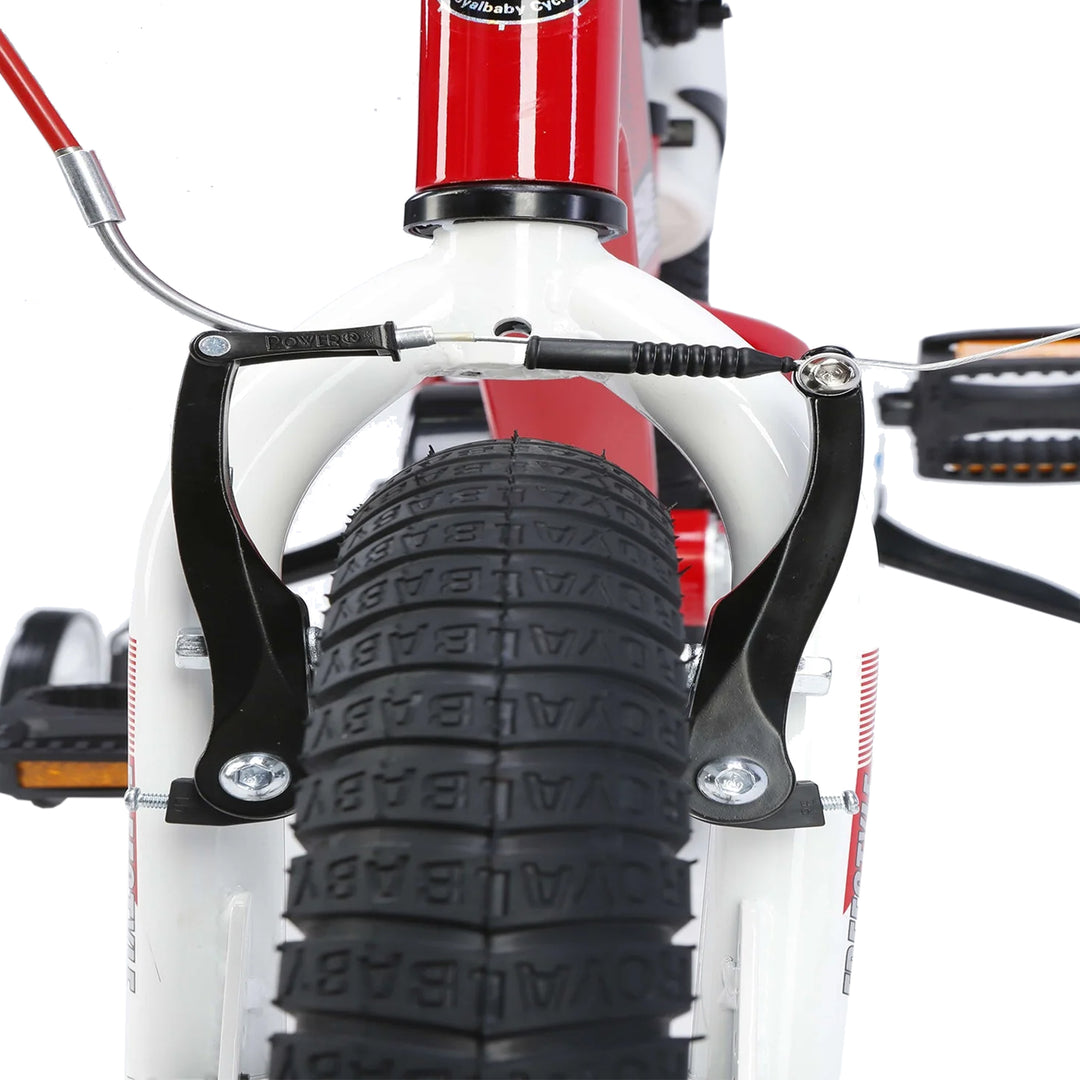 RoyalBaby Space No. 1 Freestyle 14" Kids Bike Wheels & Bottle, Red (Used) - VMInnovations