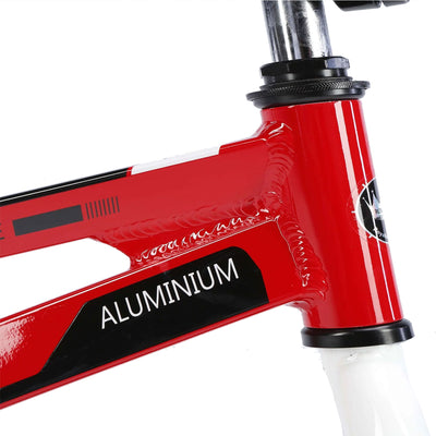 RoyalBaby Space No. 1 Freestyle 16" Kids Bike w/Training Wheels & Kickstand, Red - VMInnovations