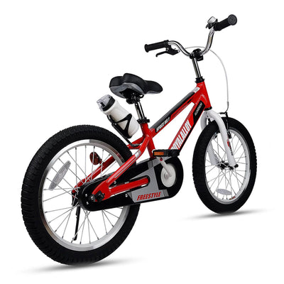 RoyalBaby Space No. 1 18" Kids Bike w/Kickstand & Water Bottle, Red (Open Box) - VMInnovations