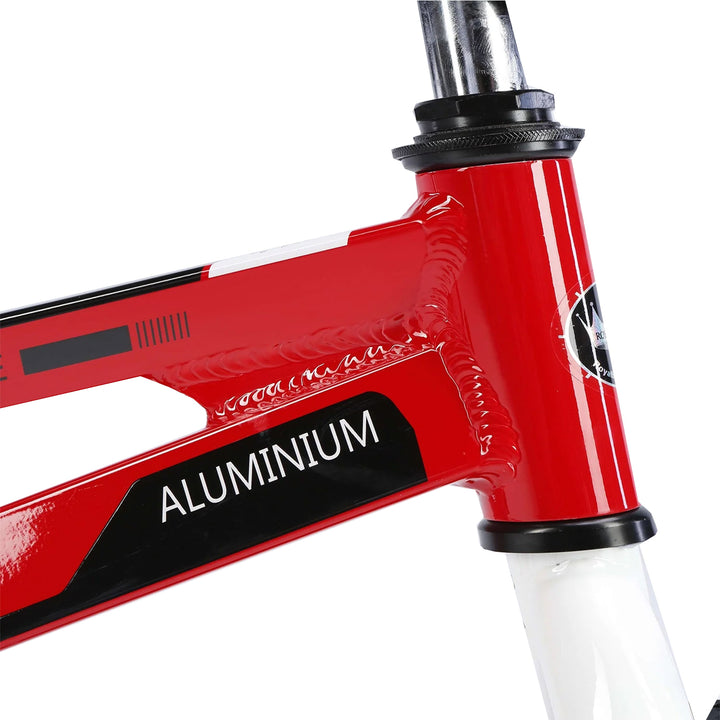 RoyalBaby Space No. 1 Freestyle 18" Kids Bike w/Kickstand & Water Bottle, Red - VMInnovations