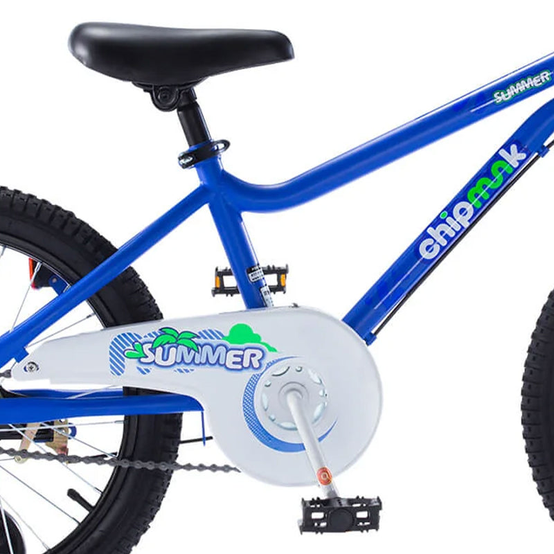 RoyalBaby 18 Inch Kids Bike w/ Dual Hand Brake, Kickstand & Bell, Blue (Used)