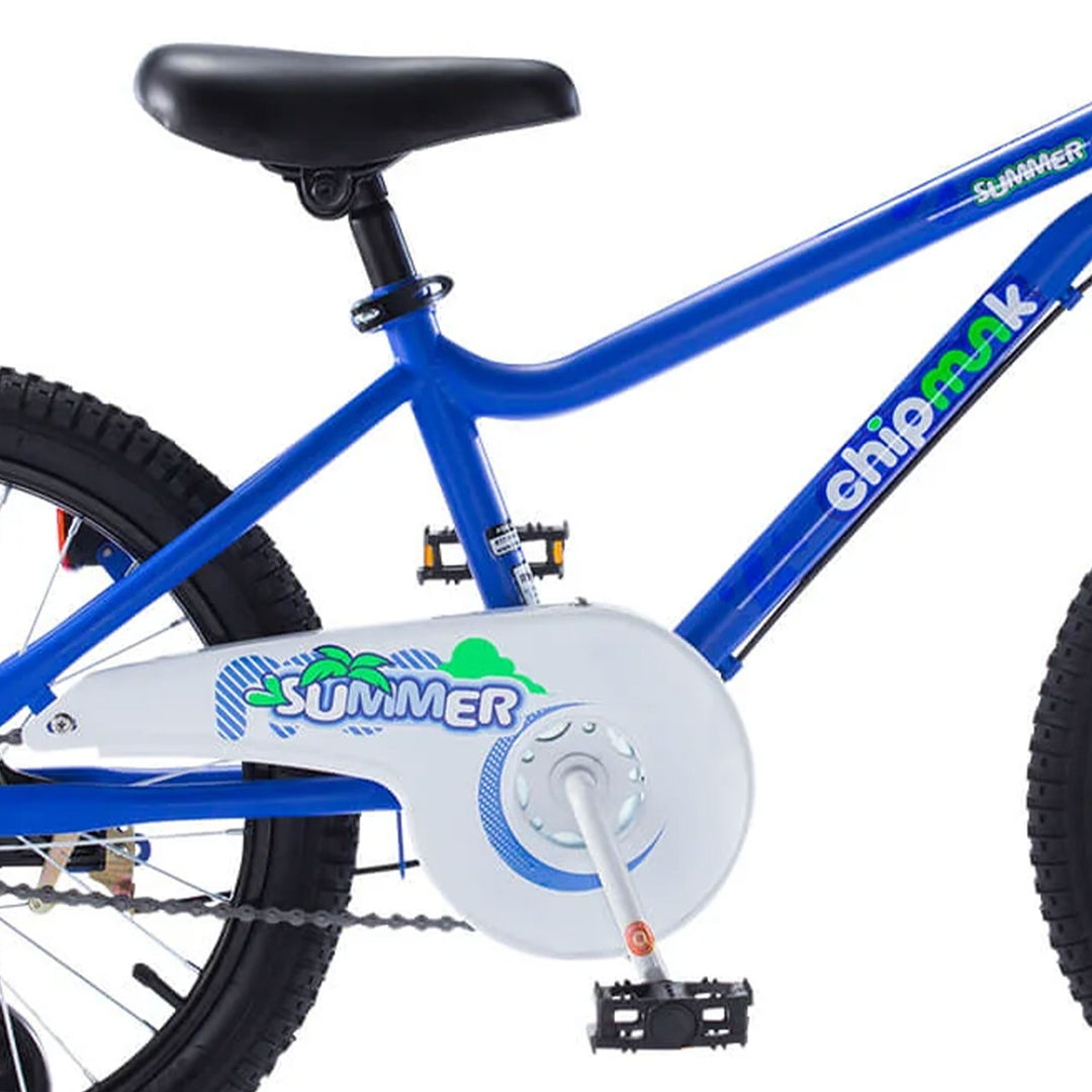 RoyalBaby 18 Inch Bike w/ Dual Hand Brake, Kickstand & Bell, Blue (For Parts) - VMInnovations