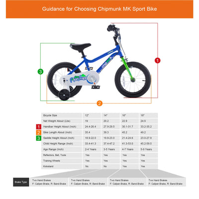 RoyalBaby 18 Inch Kids Bike w/ Dual Hand Brake, Kickstand & Bell, Blue (Used) - VMInnovations