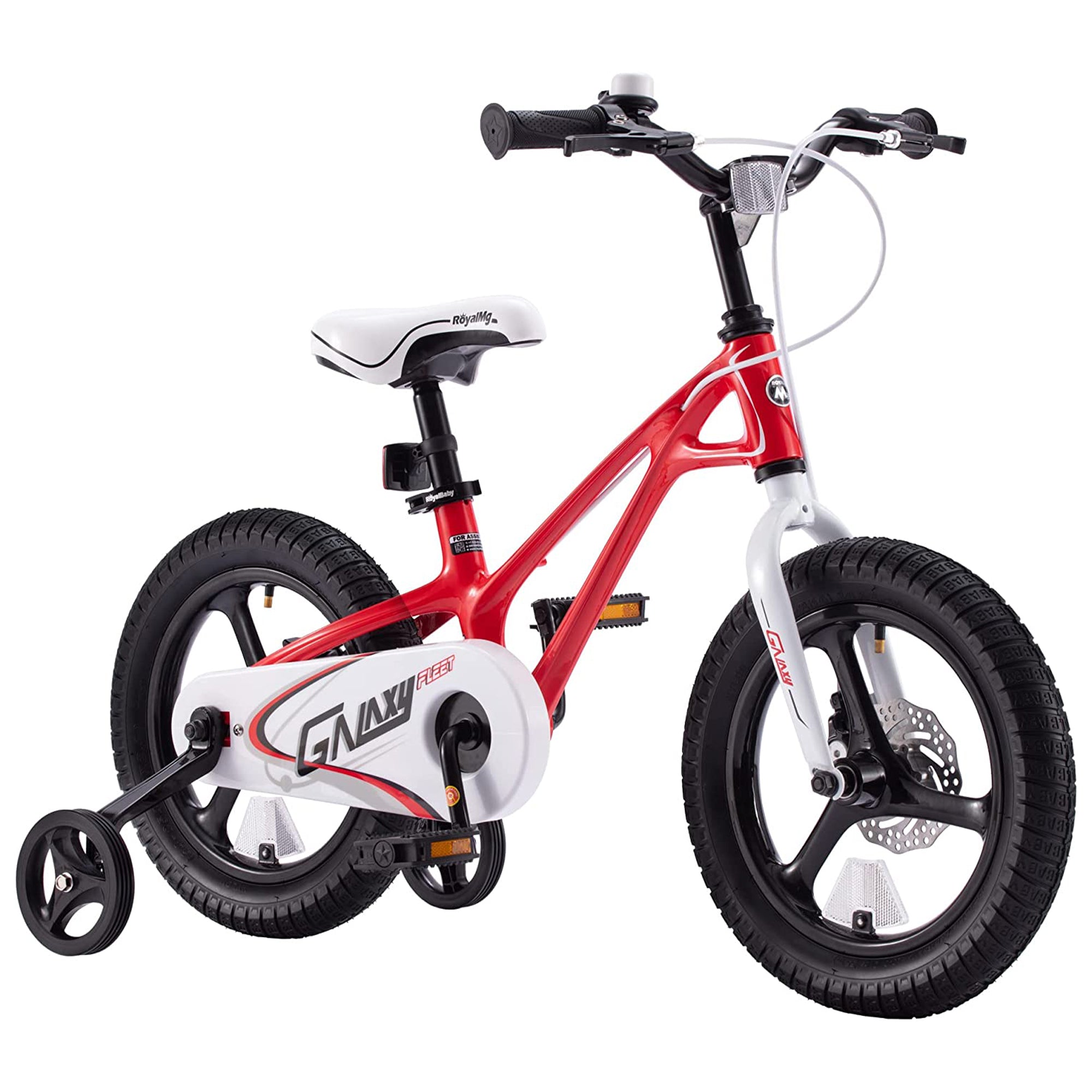 RoyalBaby Galaxy Fleet 16 Inch Kids Bicycle with Training Wheels, Red (Used) - VMInnovations