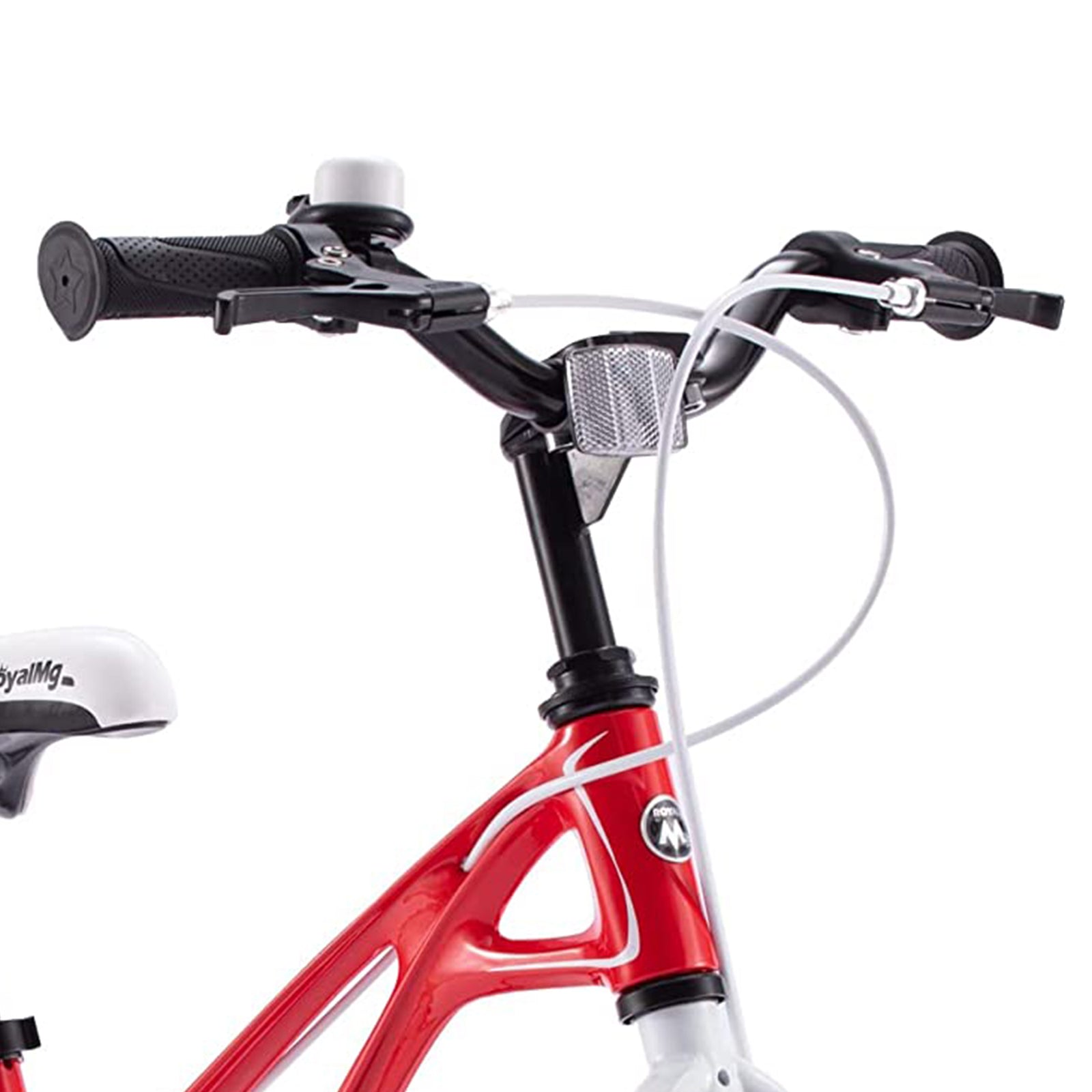 RoyalBaby RoyalMg Galaxy Fleet 16 Inch Kids Bicycle with Training Wheels, Red - VMInnovations
