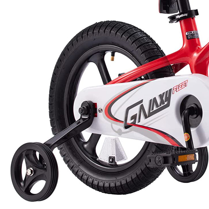 RoyalBaby Galaxy Fleet 16 Inch Kids Bicycle with Training Wheels, Red (Open Box)