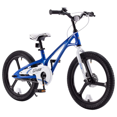 RoyalBaby RoyalMg Galaxy Fleet 18 Inch Kids Bicycle with 2 Disc Brakes, Blue