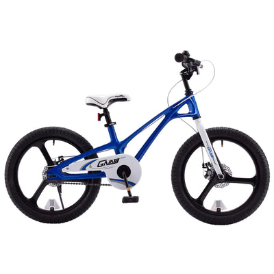 RoyalBaby RoyalMg Galaxy Fleet 18 Inch Kids Bicycle with 2 Disc Brakes, Blue