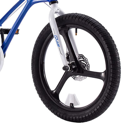 RoyalBaby RoyalMg Galaxy Fleet 18 Inch Kids Bicycle with 2 Disc Brakes, Blue