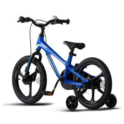 RoyalBaby Moon-5 16" Bicycle w/Training Wheels & Kickstand, Blue (Open Box)