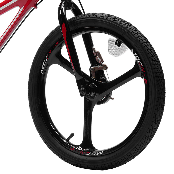 RoyalBaby Moon-5 18" Kids Bicycle w/Dual Hand Brakes & Kickstand, Red (Open Box) - VMInnovations