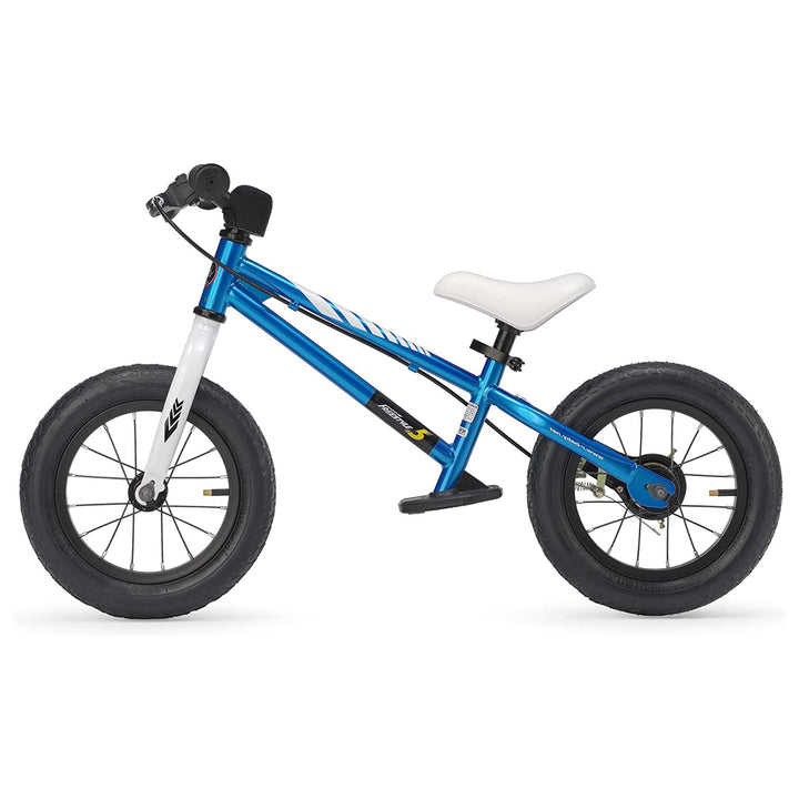 RoyalBaby Freestyle 12" Balance Bike with Handbrakes for Ages 2-5, Blue (Used)