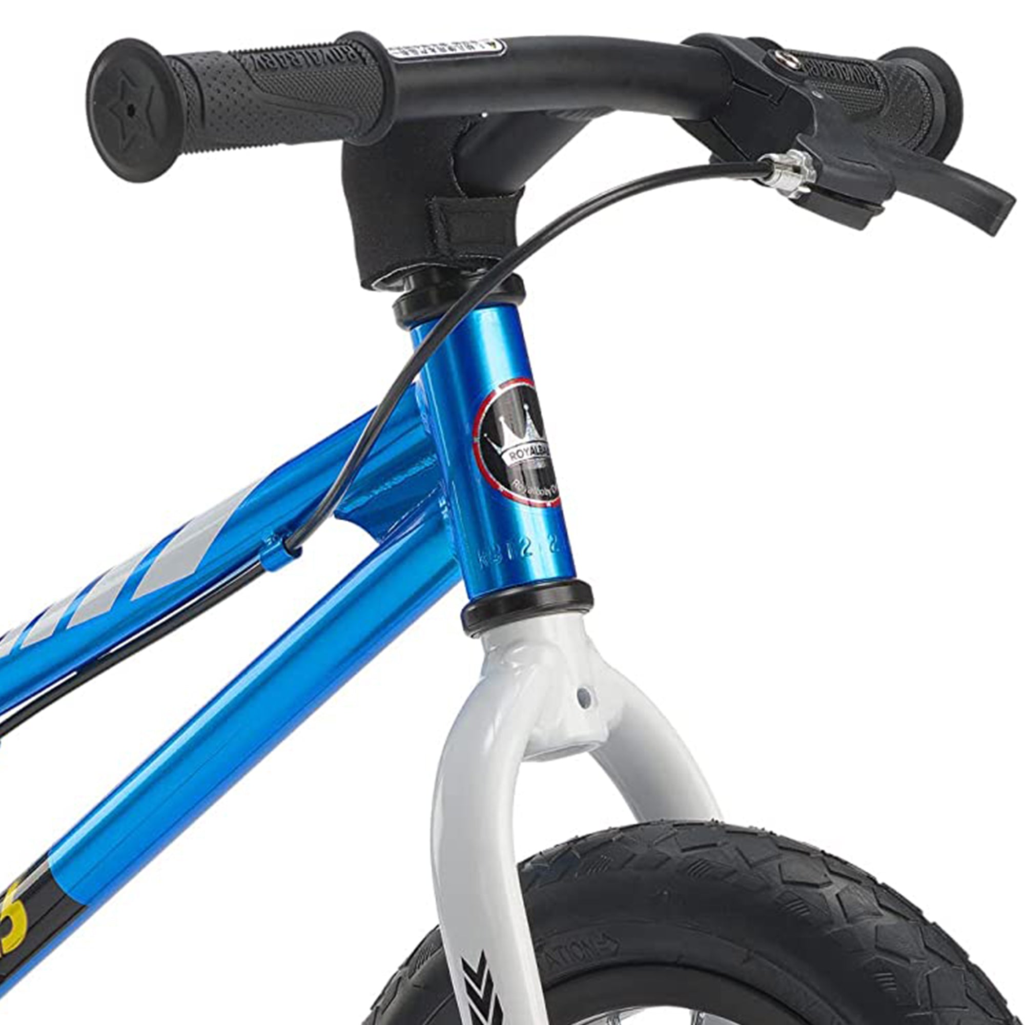 RoyalBaby Freestyle 12" Balance Bike with Handbrakes for Ages 2-5, Blue (Used) - VMInnovations