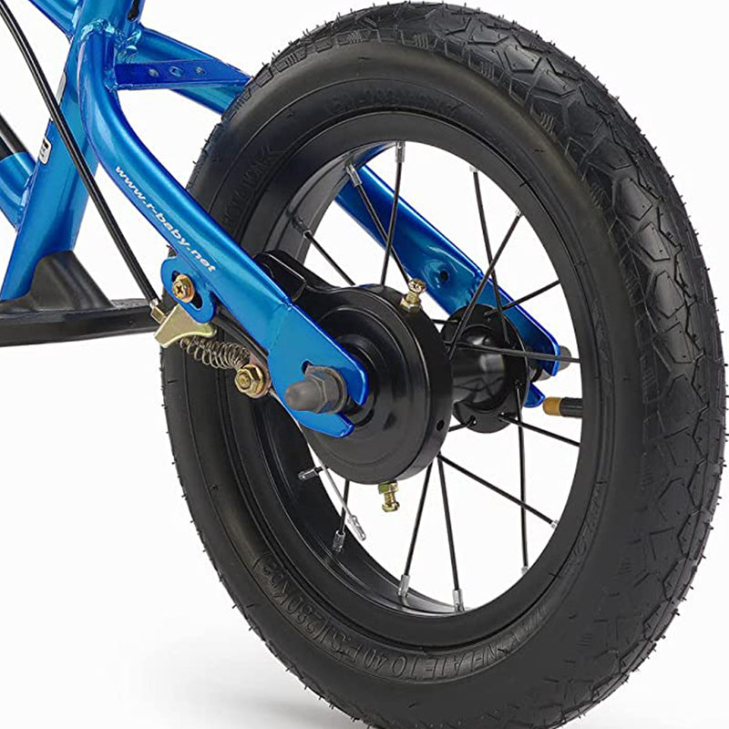 RoyalBaby Freestyle 12" Balance Bike with Handbrakes for Ages 2-5, Blue (Used)