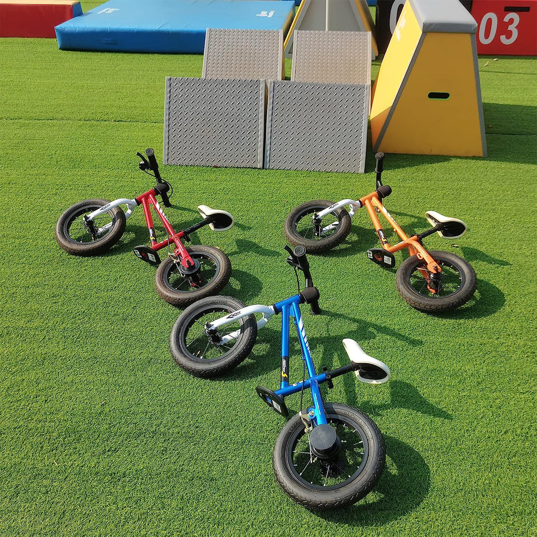 RoyalBaby Freestyle 12" Balance Bike w/Handbrakes Kids Ages 2-5, Red (Open Box)