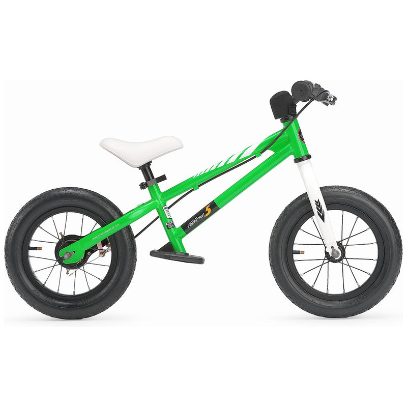 RoyalBaby Freestyle 12" Balance Bike with Handbrakes Ages 2 to 5,Green(Open Box)