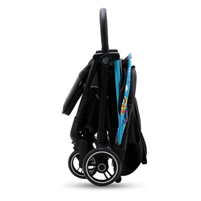 RoyalBaby 360 Classic Seat Fold Portable Travel Stroller, Black/Blue (Used) - VMInnovations