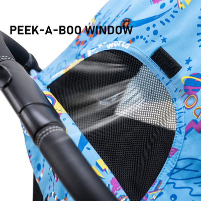 RoyalBaby 360 Classic Seat Fold Portable Travel Stroller, Black/Blue (Used) - VMInnovations