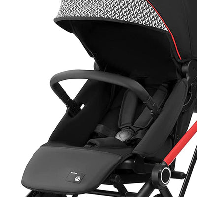 RoyalBaby 360 Reversible Seat Compact Fold Portable Stroller,Black/Red(Open Box)