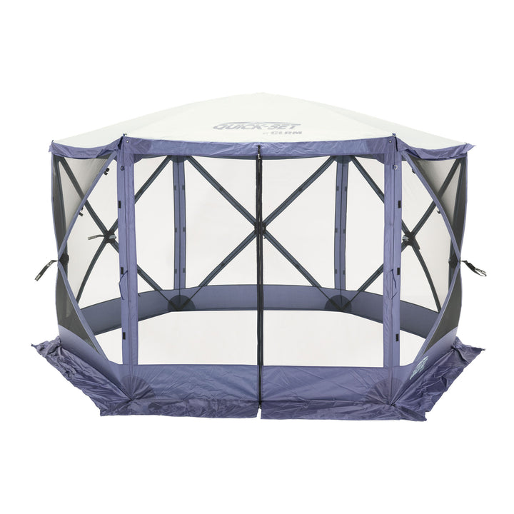 CLAM Quick-Set 11.5x11.5ft Portable Outdoor Canopy Shelter, Blue (Open Box)