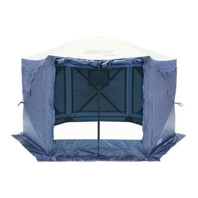 CLAM Quick-Set Pavilion 12.5 x 12.5 Ft Portable Outdoor Canopy Shelter, Blue